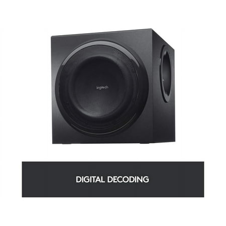 Logitech - Z906 5.1-Channel Satellite Surround Sound Speaker System (6-Piece) - Black