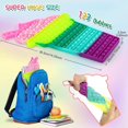 thumbnail image 2 of Jumbo Pop juguete sensorial de gran tamaño YONGSHENG Boba Tea Popper Fidget cuadrado de silicona Rainbow Popping, 2 of 5