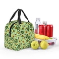 thumbnail image 4 of Naloa Avocado With Seeds Print Lunch Box for Women Men,Insulated Lunch Bag,Lunchbox,Thermal Leakproof Cooler,Reusable Lunch Tote Bag for Work School Travel Picnic, 4 of 7
