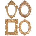 thumbnail image 1 of HLONK 4 Pcs Cadres Photo Accessoires Cadres Photo Décoratifs en Résine Cadres Photo Rétro, 1 of 7