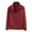 Wine, variant on HKEJIAOI Zip Up Jackets for Men Fleece Solid Color Long Sleeved Soft Full-Zip Outwear Mock Neck Jacket with Pockets