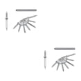 thumbnail image 3 of Guardoinrt 1/2/3/5 Clou d'Installation Sans Couture Non Marquant et Clous en Acier Durables pour 100 Clous de Longue Durée 2PCS, 3 of 6
