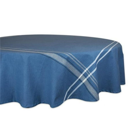 

Blue French Chambray Tablecloth 70 inch Round
