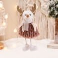 thumbnail image 1 of Xihbxyly Muñeco de Nieve de Papá Noel, Exquisita Decoración de Madera, Elegante Diseño Navideño, Adorno de Mesa Perfecto, Decoración para Fiestas En Casa, Celebración Navideña, Tamaño 18 X 9 X 4 Cm., 1 of 5