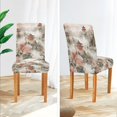 thumbnail image 3 of Yayeee 4 Pack Dining Chair Covers Stretch Parson Chairs Slipcovers Seat Protector, Red Mountain Pattern, 3 of 6