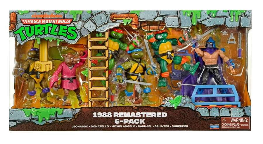 Teenage Mutant Ninja Turtles Classic 1988 Remastered 4.5 Inch