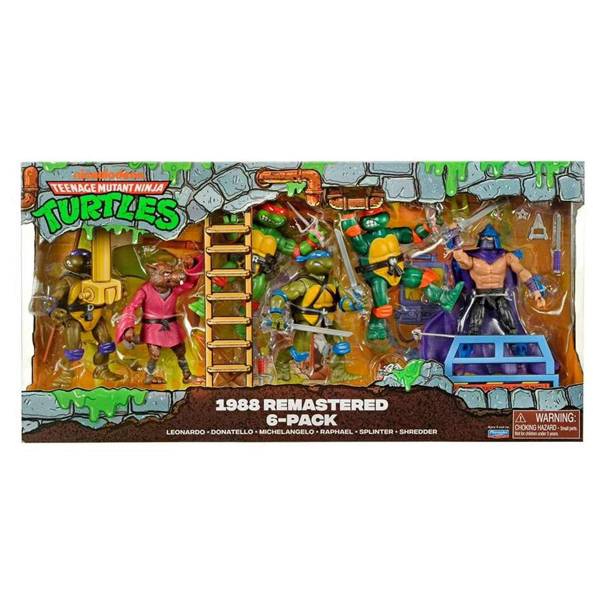 Teenage Mutant Ninja Turtles Classic 1988 Remastered 4.5 Inch