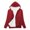 redb, variant on JSKUMAR Women‘s Thermal Sherpa Fleece Lined Hooded Coat Long Sleeve Zip up Kangaroo Pocket Solid Warm Jacket Purple M