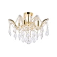 thumbnail image 3 of Maria Theresa 4 light Chrome Flush Mount Clear Royal Cut Crystal, 3 of 7