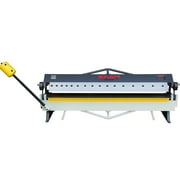48 inch Box and Pan Brake,16Ga Mild Steel Capacity, Minimum Reverse Bend 0.55 in, Max Box Bending Depth 1.97in,16 Removable Fingers W-4816Z