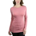 thumbnail image 4 of ToBeInStyle Women's Long Sleeve Round Crew Neck T-Shirt, 4 of 4