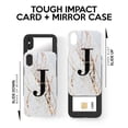 thumbnail image 4 of Personalised Cracked Marble Name Initials iPhone 12 Case,iPhone 15 Pro, 4 of 4