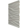 thumbnail image 4 of Ekena Millwork 19 5/8"W x 19 5/8"H Ripple EnduraWall Decorative 3D Wall Panel, UltraCover Satin Smokey Beige (12-Pack for 32.04 Sq. Ft.), 4 of 6