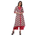 thumbnail image 2 of Moomaya Ensemble Kurta Palazzo Veste pour Femmes Tenue Indienne Tenue Ethnique, 2 of 5