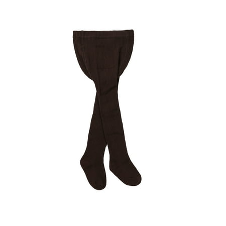 

wybzd Baby Stockings Autumn Winter Hot Baby Toddler Kids Girls Cotton Warm Pantyhose Stockings Tight Dark Brown 3-4 Years