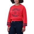thumbnail image 4 of Women's WEAR by Erin Andrews  Red St. Louis Cardinals Vintage Washed Cropped Pullover Sweatshirt, 4 of 4