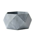 Efavormart 7" Small Gray Cement Succulent Planter Mini Modern Concrete ...