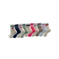thumbnail image 3 of Wonder Nation Girls Ankle Icon Socks, 10-Pack, Sizes S-L, 3 of 15