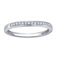 thumbnail image 4 of 1/5 Carat T.W. Round White Diamond Sterling Silver Bridal Set with Miracle Plate, 4 of 4