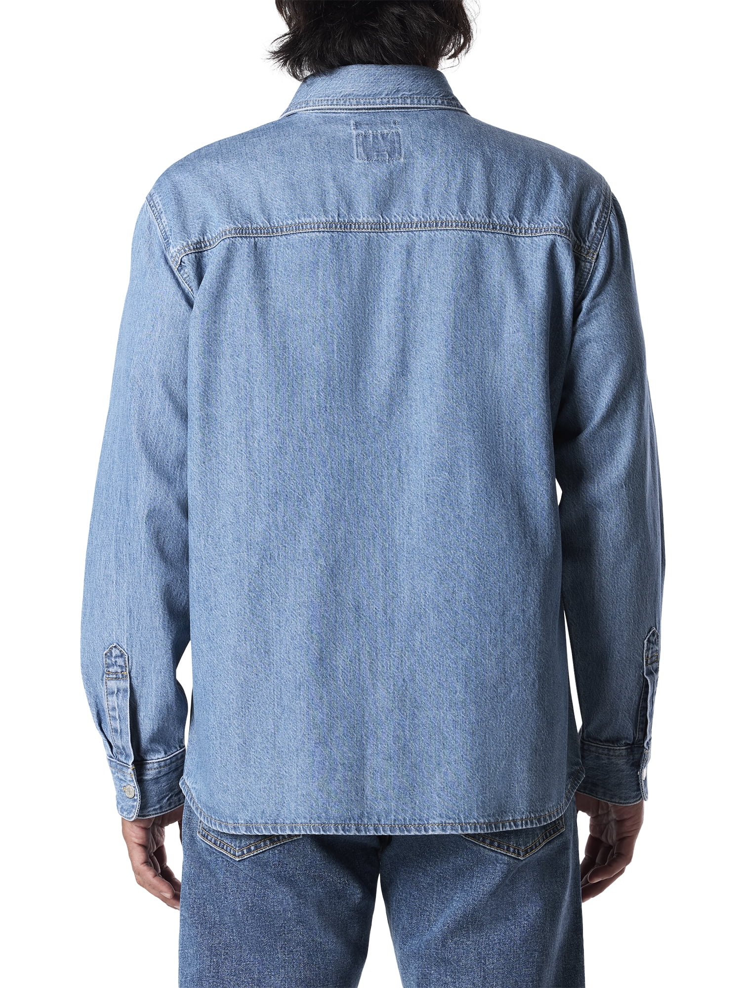 Levi Strauss Signature Men's and Big and Tall Original Denim Shirt, S-2XL