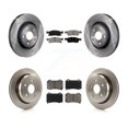 thumbnail image 1 of Transit Auto Front Rear Disc Brake Rotors and Semi-Metallic Pads Kit for Car 2018-2020 Dodge Durango with Vented K8S-103789, 1 of 2