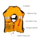 thumbnail image 4 of Chaleco salvavidas inflable para adultos con reflectores - Inflado manual (amarillo, sin cilindro de CO2), 4 of 6