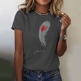 thumbnail image 2 of Ruyang Tops for Women, Womens T Shirts Basic Short Sleeve Tees Crewneck Fashion Tops Loose Fit Lightweight Casual Summer Clothes 2024, 2 of 4