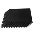 thumbnail image 1 of We Sell Mats 3/8 Inch Thick Interlocking Foam Carpet Tiles Durable Carpet Squares Anti Fatigue Support for Home Office or Classroom Use, 24 in x 24 in, 1 of 4
