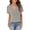 01-Beige, variant on LWP Women's V Neck Short Sleeve Tops, Casual Loose Fit Ribbed Knit Blouses for 2026 Spring Summer Daily Wear