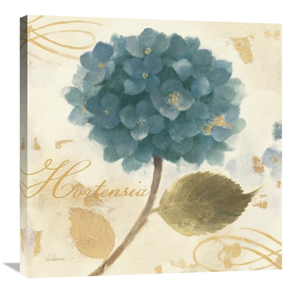 Global Gallery Albena Hristova 'Abundant Teal Hydrangea II' Canvas Wall Art