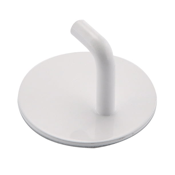Colgador de pared autoadhesivo Yuarrent de acero inoxidable para sala de estar baño cocina blanco