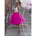 thumbnail image 5 of Falda BABYONLINE D.R.E.S.S. Tutú midi hinchada 60 cm rosa intenso, 5 of 5