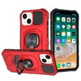 thumbnail image 6 of For Apple iPhone 16 Pro Max (6.9") Hybrid Dual Layer with Rotate Magnetic Ring Stand Holder Kickstand, Rugged Shockproof Cover ,Xpm Phone Case [ Red ], 6 of 11