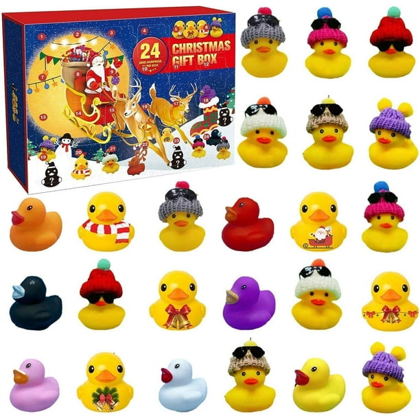 Calendario de Adviento de Patitos de Goma 2023, Calendario de Adviento de Patitos de Goma Navideños, Calendario de Adviento de Navidad 2023, Calendario de Adviento para Niños, Niñas y Niños.