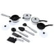 thumbnail image 1 of Juego de ollas y sartenes de simulación para niños, utensilios de cocina, juguetes para cocinar alimentos, 1 of 9
