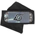 thumbnail image 2 of Diadema de Naruto con metal plateado Cosplay Leaf Village Sand Veil Akatsuki Yahiko, Naruto diadema fiesta Naruto cumpleaños fiesta suministros juego de rol accesorios 4 unidades (negro) Ormromra WMZL-621, 2 of 8