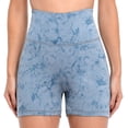 thumbnail image 4 of Alove Women Yoga Shorts High Waisted Athletic Pants Running Bike, 4 of 5