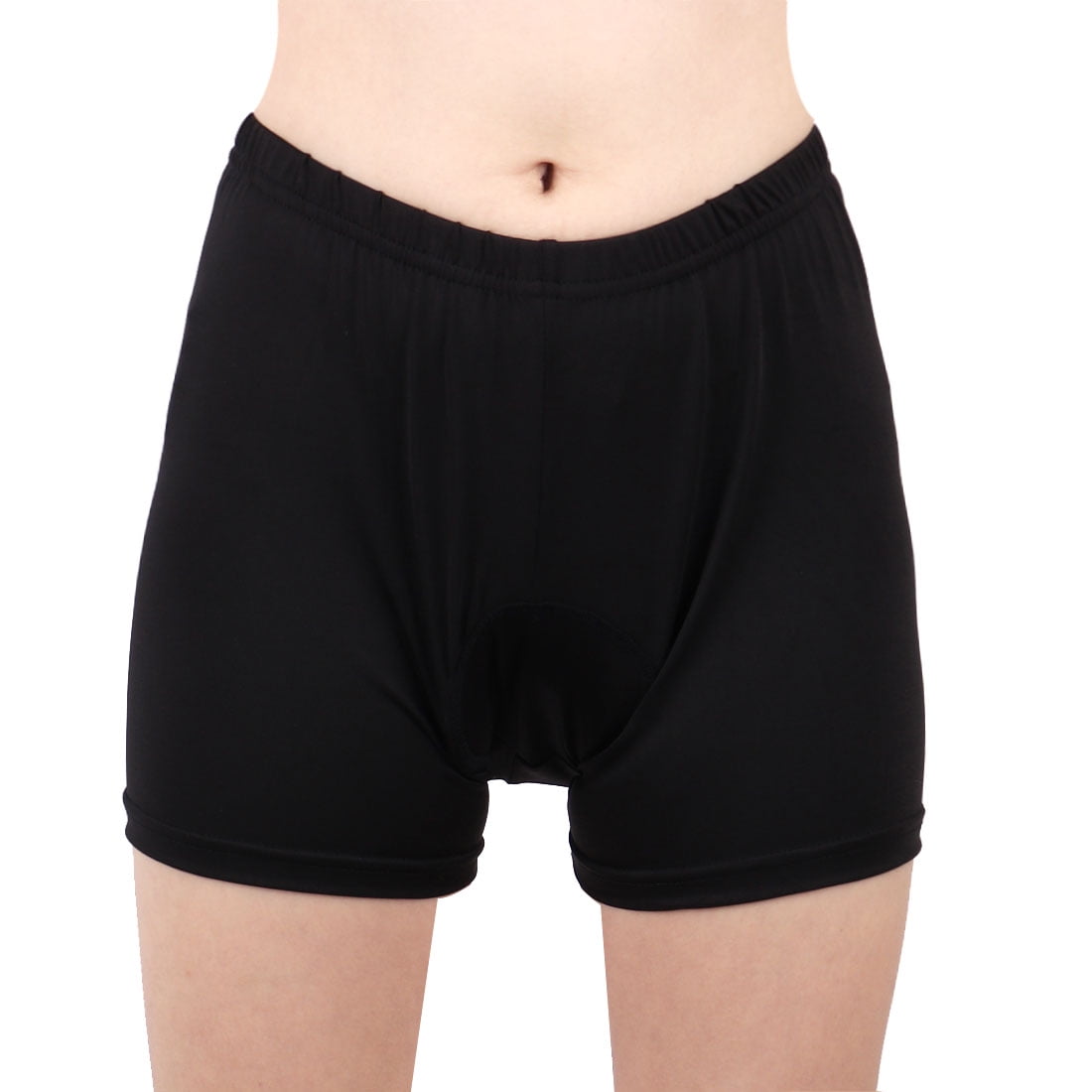 REALTOO Authorized Ladies Polyester Fiber Cycling Shorts Black L S (US 4) by