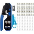 TRAHOORJ45 Crimp Tool Kit, CAT5 CAT5e CAT6 Crimper Modular