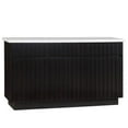 thumbnail image 6 of ACME Furniture Jaramillo 3-Door Wood Server with Marble Top in White/Black, 6 of 8