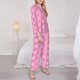 thumbnail image 3 of Balery Breast Cancer Awareness (3) Conjunto de Pijama con Estampado para Mujer, Conjunto de Dos Piezas con Manga Larga, Ropa de Dormir Suave con Bolsillos, Pijamas Cómodos-X-Large, 3 of 7