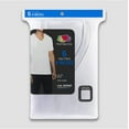 thumbnail image 2 of MENS 6 PACK CLASSIC V-NECK T-SHIRTS - WHITE, M, Assorted, 2 of 3