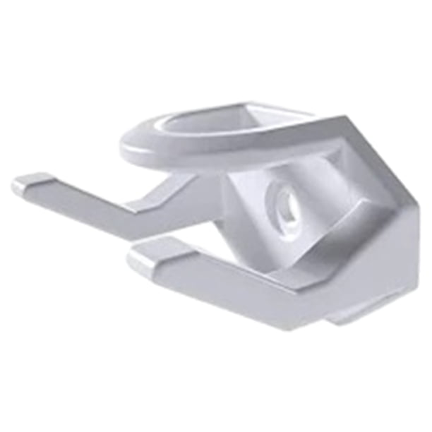 Inteprter Ganchos de plástico para sombreros para organizador colgante que ahorra espacio en la pared con amplias aplicaciones fuertes Almacenamiento y organización del hogar Blanco
