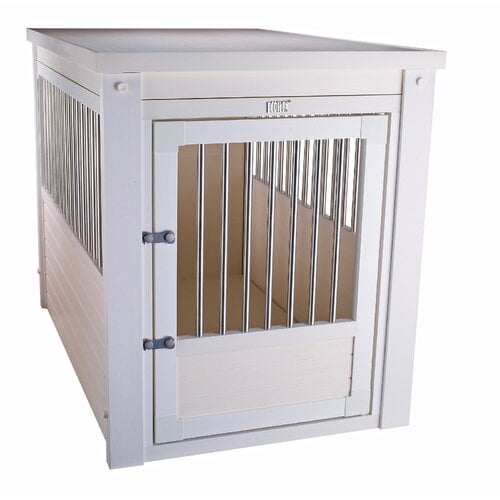 Walmart protection plans cover the total cost of repair, or replacement, for products, as well as covering delivery charges for the exchange. ecoflex dog crate end table antique white extra large 42 l