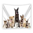thumbnail image 1 of EREHome Animals Cats And Dogs Tapestry Polyester Fabric Tapestries Wall Art Hanging 51x60 Inches, 1 of 3