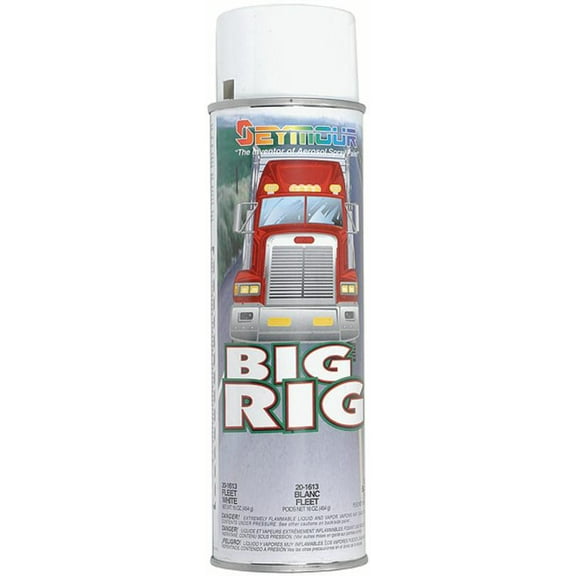 New Seymour Big Rig Coating Spary Paint Lacuer, Fleet White 20-1613