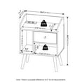 thumbnail image 3 of Pemberly Row Mid-Century End Table in Side Table with USB and White, 3 of 6