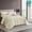 1 - Ivory Yellow - Paisley Stitched-Extra Wide Super King (128" x 120"), variant on Oversized King Bedspread 3 - Mauve Shadows - Ultrasonic Damask, Extra Wide Super King (128" x 120")