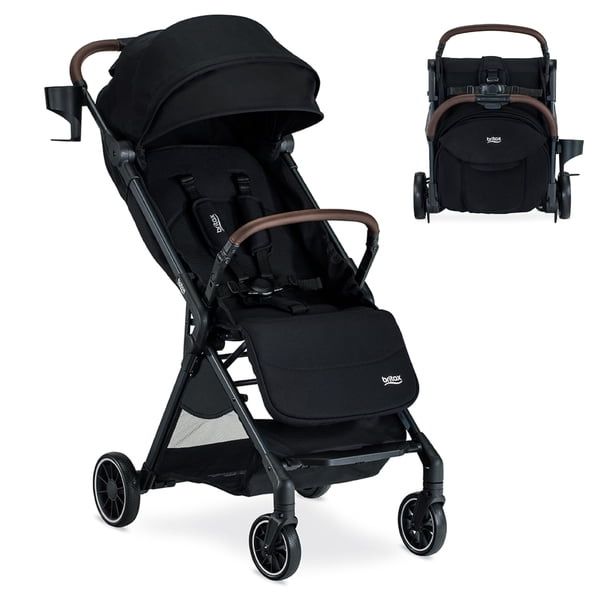 Cochecito BRITAX Juniper Compact On-The-Go, ligero, negro