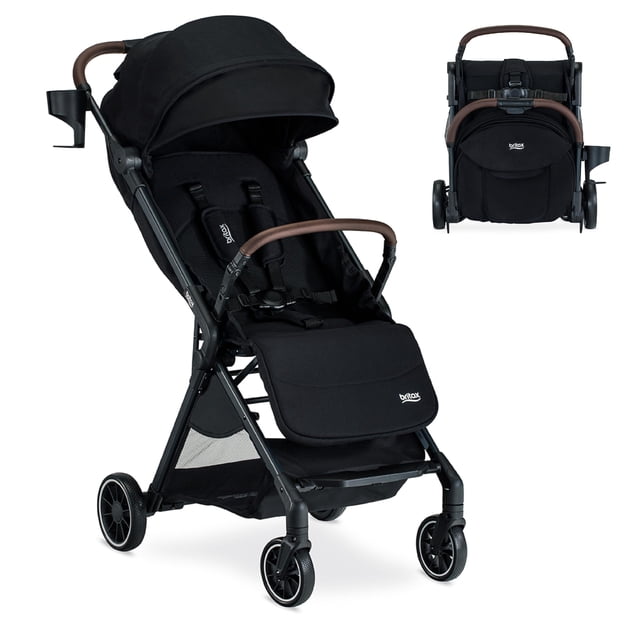 Cochecito BRITAX Juniper Compact On-The-Go, ligero, negro